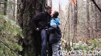 Tall hung daddy Legrand Grizzly barebacks tiny twink stepson