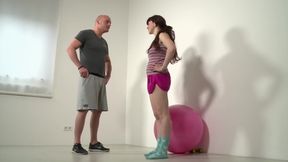 Personal Teen Trainer Intense Workout Fuck