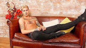 Inked Boy Mickey Unloads - Mickey Taylor