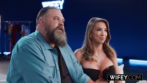 WIFEY Insatiable Hotwife LorReign Can't Stop Squirting In 6 BBC Gangbang While Hubby Films