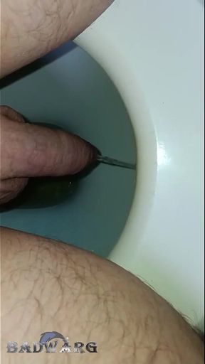 Pee in Toilett