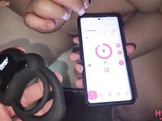 My anus is destroyed and loaded with cum using ANELLO, the vibrating dong ring with clitoris stimulator from Hottie Play Box