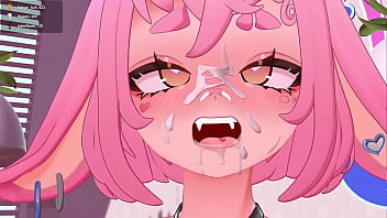 Vtuber bunny girl gets fucked during her workout