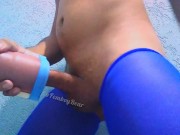 Cute Femboy Fucking his Fleshlight and cumming Hands free
