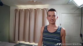 JohnnyRapid: Alex Meyer blows and ride Johnny Rapid before sliding his cock insi