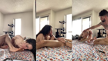 Vile Vixen Worships Feet & Gets ROUGH Fuck