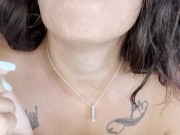 SEXY Striptease😈 Playing With A MILKY Condom💦