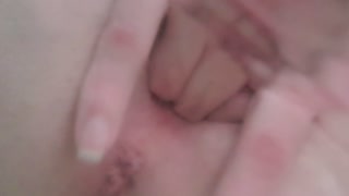 Under water pussy masturbation