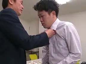 Small-Tits Asian Secretary Gets Quick Office Fuck by Hung Boss Man