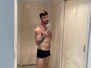 Male Impregnation fantasy - Gloryhole discipline from boyfriend