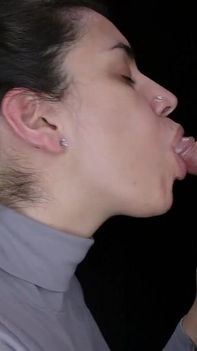 Grey Turtleneck Facial