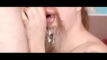 Cum on tongue