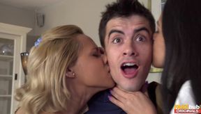 Colombian Siren Enchants with Sultry Outdoor Threesome Delights
