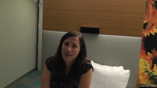 WIFE'S INTERVIEW BEFORE SHE TAKES HER FIRST BBC!