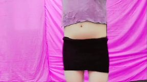 Back arching, lips biting