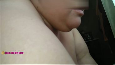 Jean Rodriguez, a mature woman with big breasts, rides a big cock and cums on it