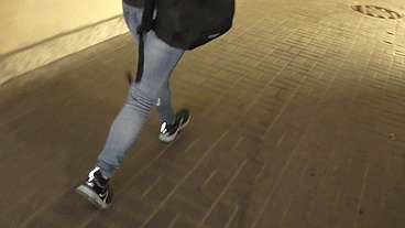 The MILF tried to run away from me, but I caught up with her and...