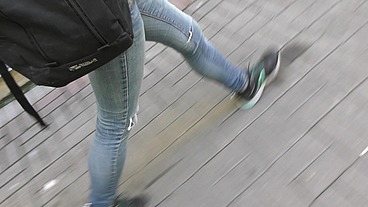 The MILF tried to run away from me, but I caught up with her and...