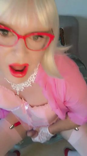 Sissy Crossdresser Big Cum