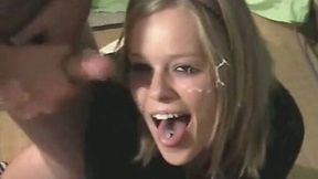 These raunchy hoes love to suck cocks and take facials