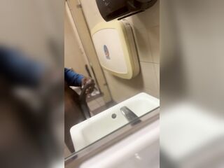 Beating my Wang all over the Babes’s Public bathroom