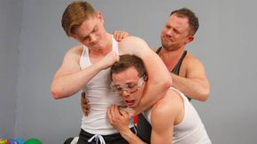 Dominative Studs Jesse Zeppelin & Jay Tee Take Turns Pounding Loser Teammate