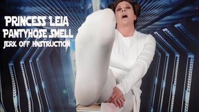 Princess Leia lets POV Smell her Stinky Pantyhose Covered Feet and gives a JOI MP4 1080