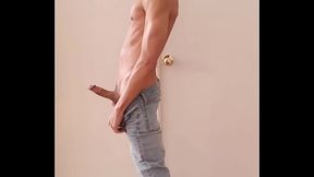 Blue jeans masturbate