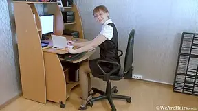 Trixie Finishes Work And Strips Naked To Play