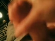 Cums leaking out!