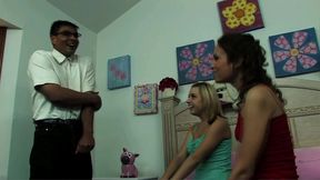amber rayne & lexi belle indulge in each other and a hard cock in a steamy threesome