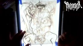 When She Manages to Fit Your Cock & Balls in Her Mouth at The Same Time - Cumshot Drawing Timelapse