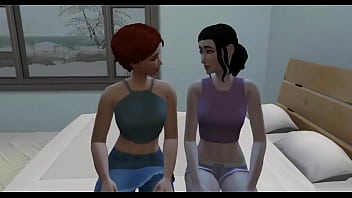 Co-workers having a day alone at home