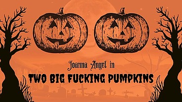 Milf Gets Pounded By 2 Big Pumpkins