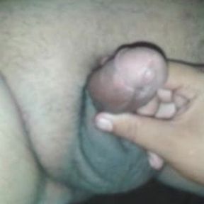 Straight guy playing with my cock