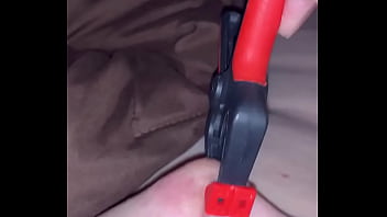 Nipple, cock and ball extreme bondage fun!