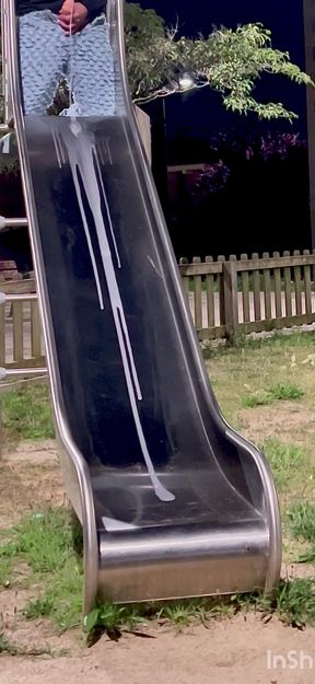 Prodigious Ejaculation on the Slide
