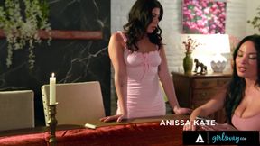 GIRLSWAY - Married Couple Gal Ritchie &amp; Anissa Kate Celebrate Anniversary With Sensual Date Night