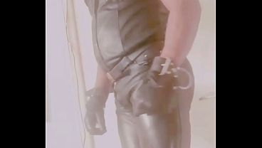 Interracial Leather BDSM Scenes