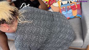 BBW MILF Seduces Black Man Into Fucking Her