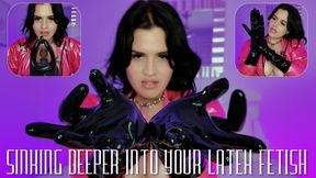 Sinking Deeper Into Your Latex Fetish: Latex Glove Mental Domination Femdom POV, Audio & Visual SFX Ft Miss Roper