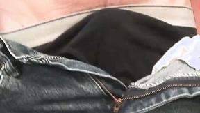 ”Skinny & handsome senior jerks off his prick after work”