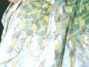 Indian Gay Crossdresser  pressing her big boobs and fingering in her ass in pink dress