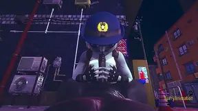 Judy Hopps Boobs Bounce in Zootopia Hentai Furry 3D Blowjob & Sucking POV Action