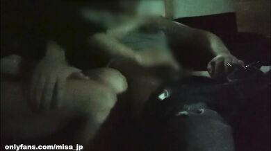 At the porn movie theater... Teasing handjob while watching an 18+ movie②