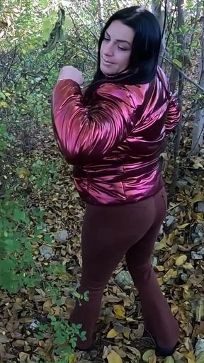 Shiny Fetish MILF Compilation. Downjackets, Cameltoe, Smoking, Anal and Rough Cum Play