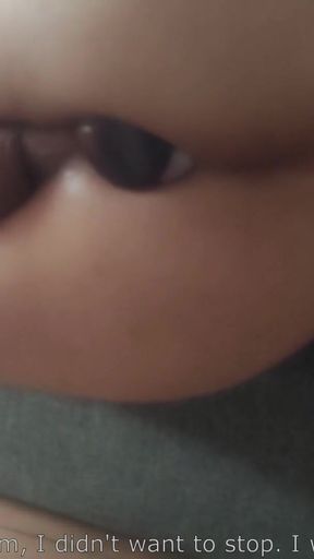 I enjoyed anal sex so much for the first time! A straight guy decided to play with his anus and a big butt plug!   Clip 3