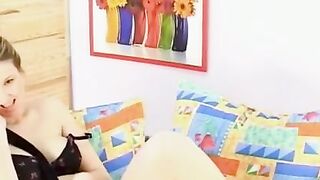 Hot MILF Catrinas Black Stocking Sensual Tease