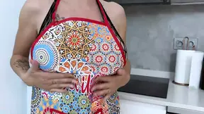 Hot cougar MILF gets two big cocks in her