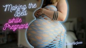 Bed Making while Pregnant